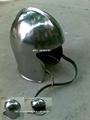 IR80927 GREEK BARBUTE HELMET W/CHIN STRAP,LARP ARMOUR BY IOTC ARMOURY